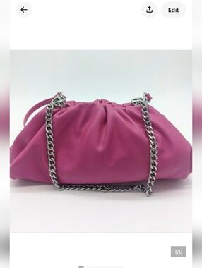 INC Frame Pleated Crossbody Clutch